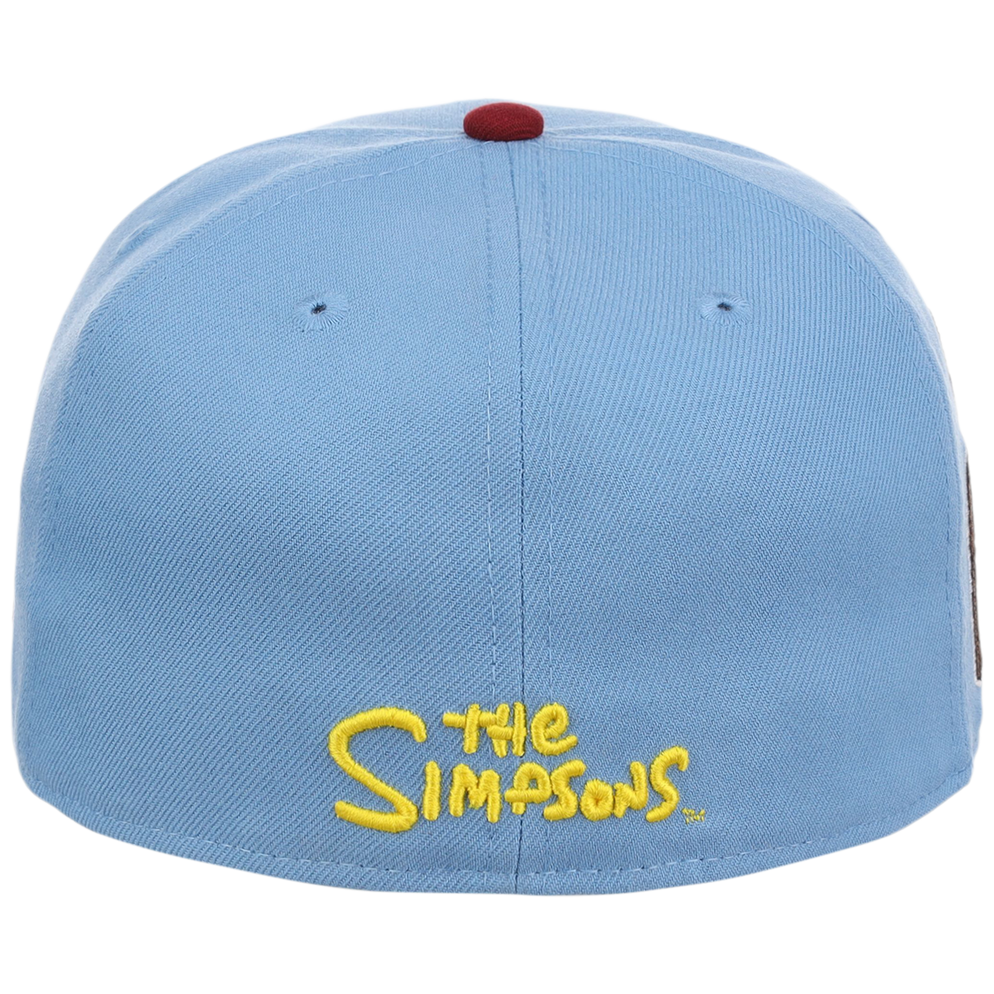 Philadelphia Phillies MLB Simpsons Localized New Era 59FIFTY - Hoagie - Sky/Maroon