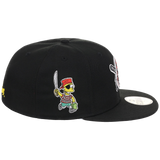 Pittsburgh Pirates MLB Simpsons Localized New Era 59FIFTY - Pirate - Black/Black