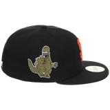 San Francisco Giants MLB Simpsons Localized New Era 59FIFTY - Dino - Black/Black