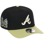 Atlanta Braves MLB Simpsons Localized New Era 9FORTY - Alien - Black/Green