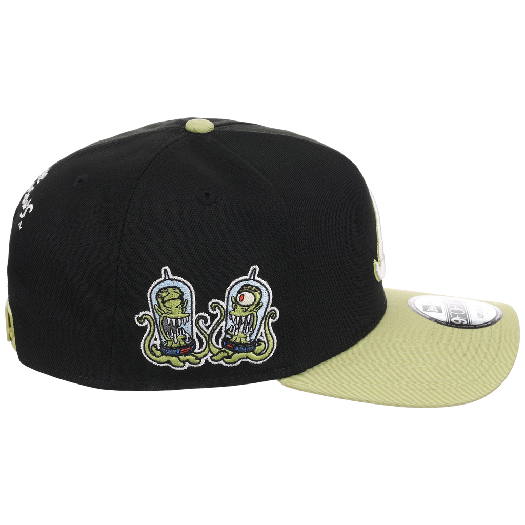 Atlanta Braves MLB Simpsons Localized New Era 9FORTY - Alien - Black/Green