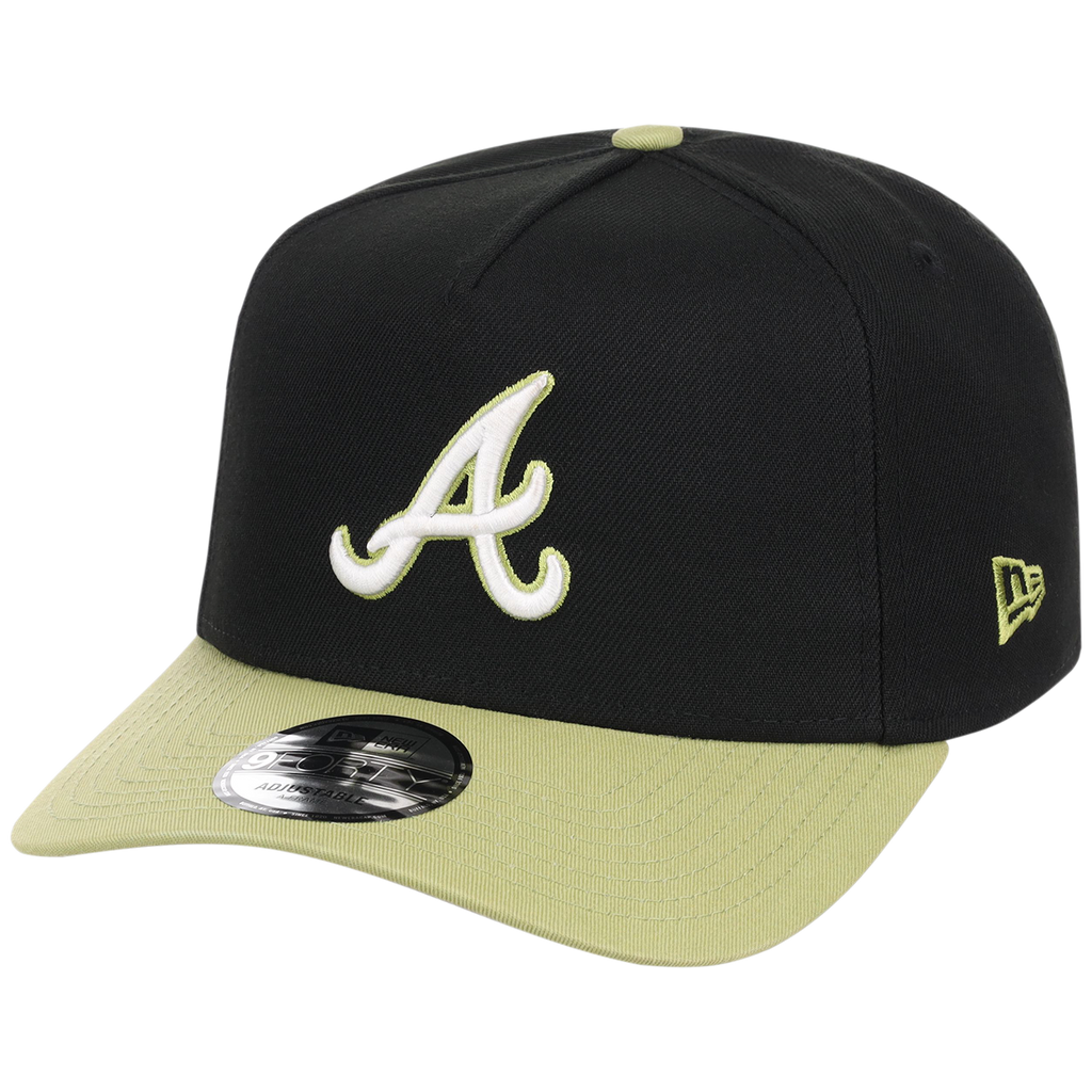 Atlanta Braves MLB Simpsons Localized New Era 9FORTY - Alien - Black/Green