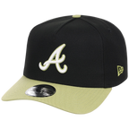 Atlanta Braves MLB Simpsons Localized New Era 9FORTY - Alien - Black/Green