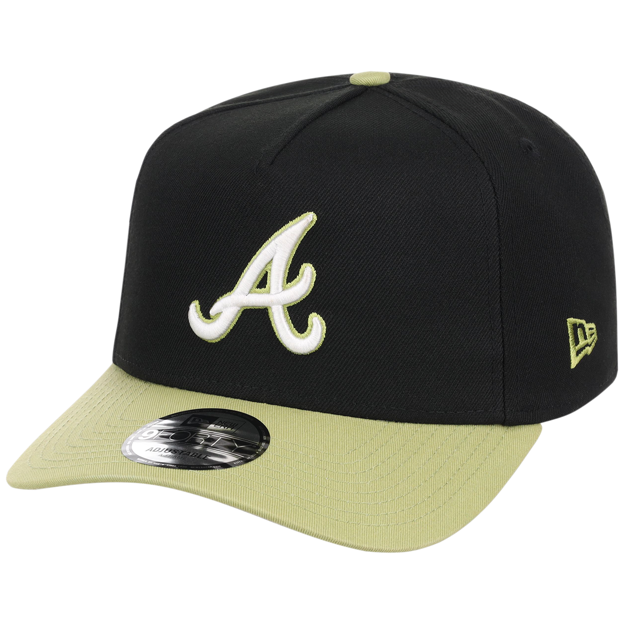 Atlanta Braves MLB Simpsons Localized New Era 9FORTY - Alien - Black/Green