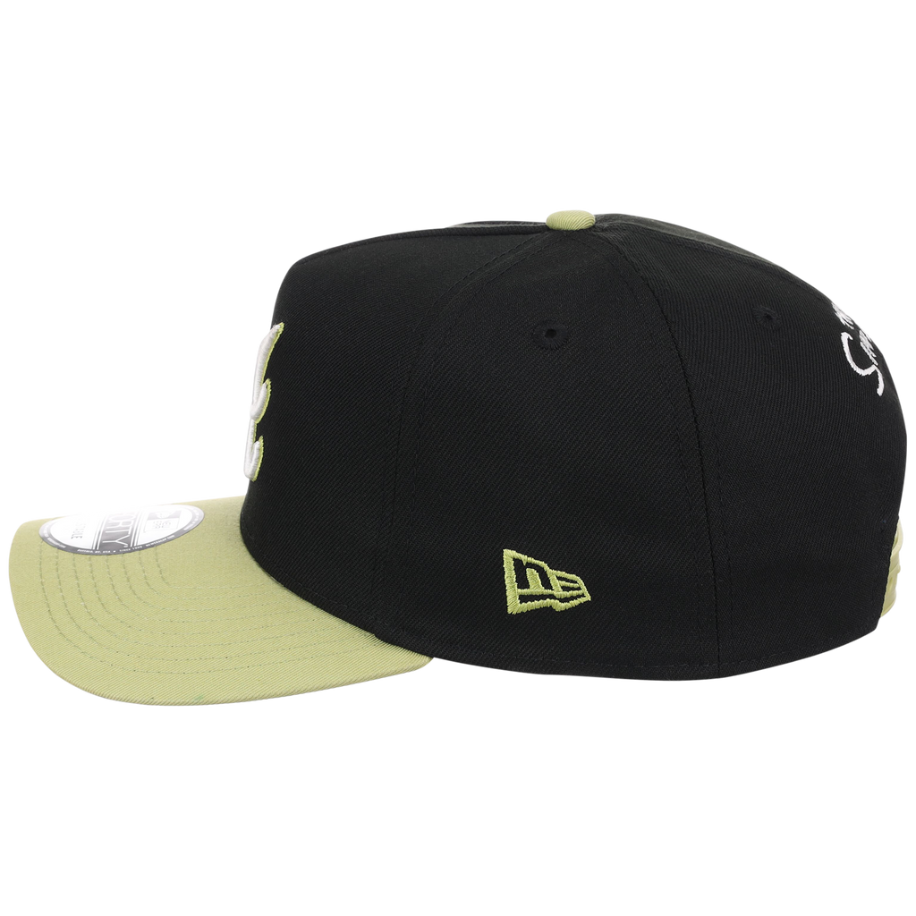 Atlanta Braves MLB Simpsons Localized New Era 9FORTY - Alien - Black/Green