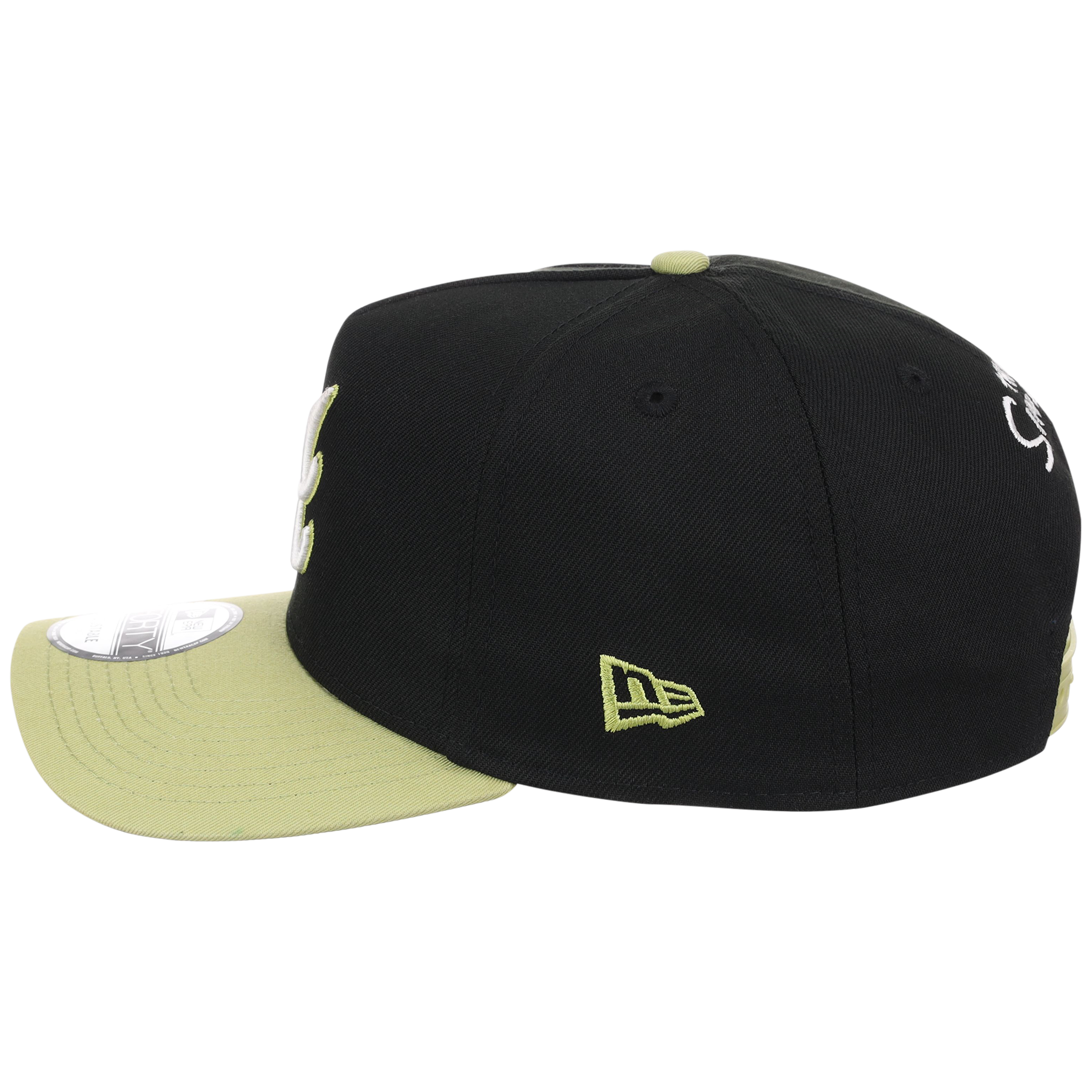 Atlanta Braves MLB Simpsons Localized New Era 9FORTY - Alien - Black/Green