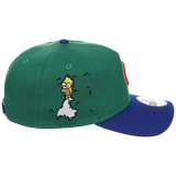 Chicago Cubs MLB Simpsons Localized New Era 9FORTY - Ivy - Green/Blue