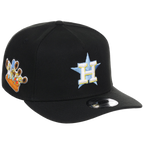 Houston Astros MLB Simpsons Localized New Era 9FORTY - Cowboy - Black/Black