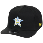 Houston Astros MLB Simpsons Localized New Era 9FORTY - Cowboy - Black/Black
