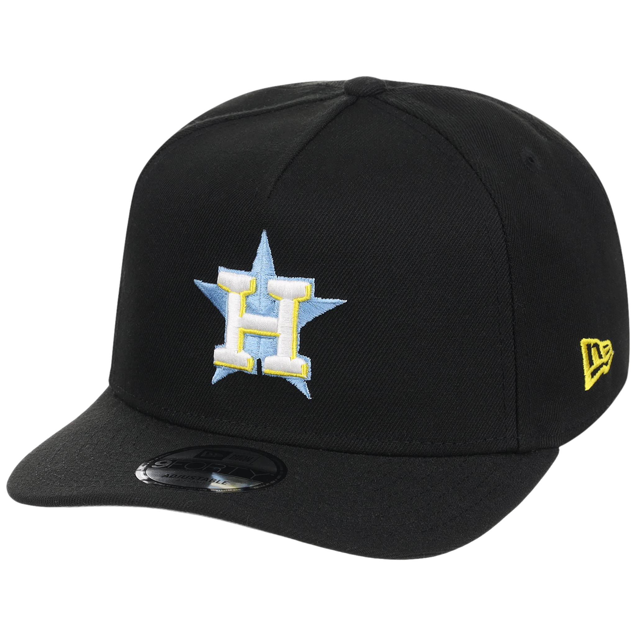 Houston Astros MLB Simpsons Localized New Era 9FORTY - Cowboy - Black/Black