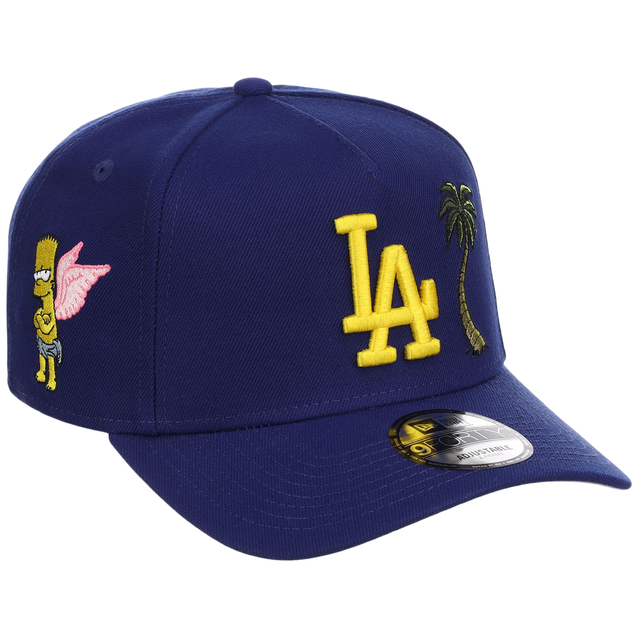 Los Angeles Dodgers MLB Simpsons Localized New Era 9FORTY - Palm - Blue/Blue