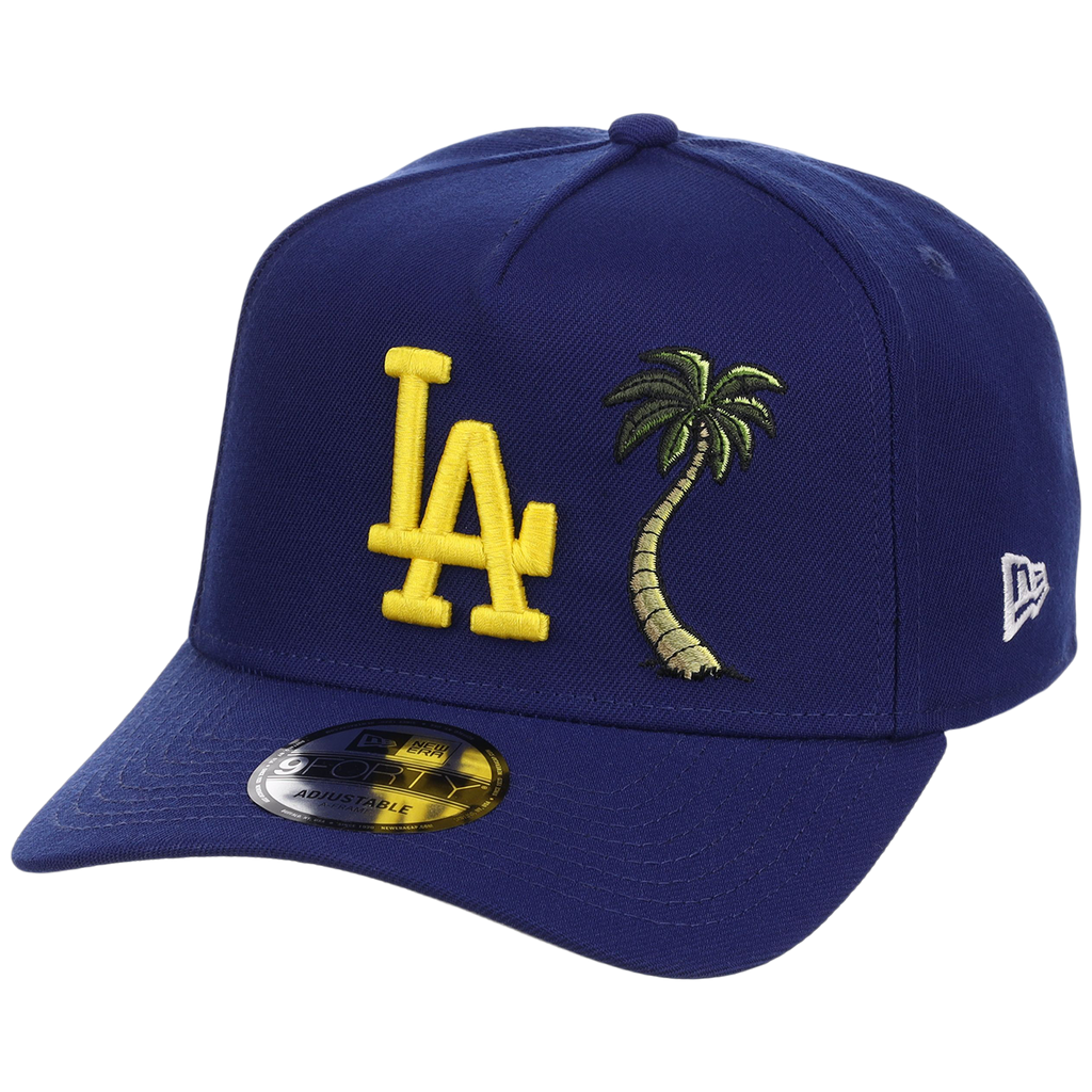 Los Angeles Dodgers MLB Simpsons Localized New Era 9FORTY - Palm - Blue/Blue