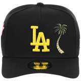 Los Angeles Dodgers MLB Simpsons Localized New Era 9FORTY - Palm - Black/Black