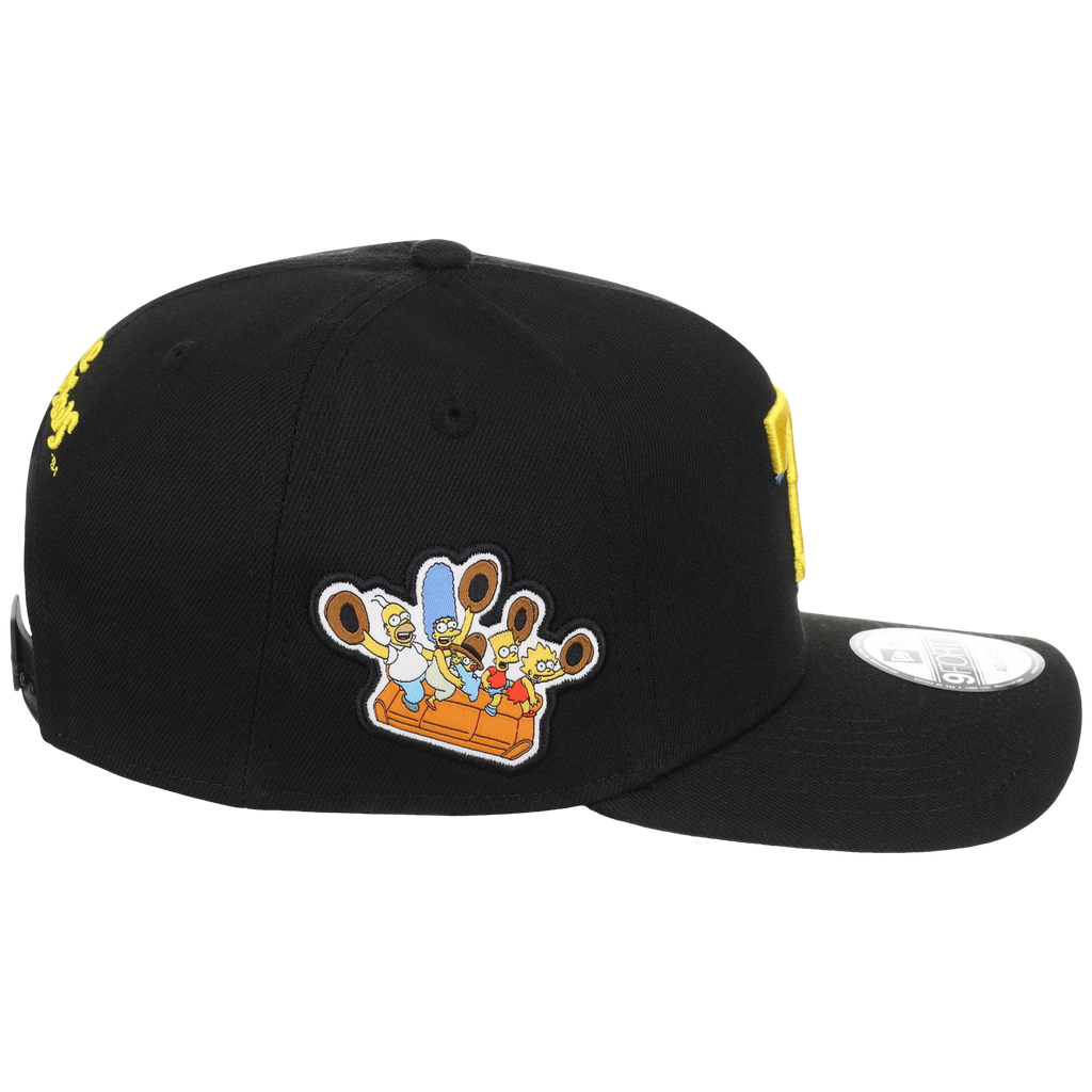 Texas Rangers MLB Simpsons Localized New Era 9FORTY - Cowboy - Black/Black