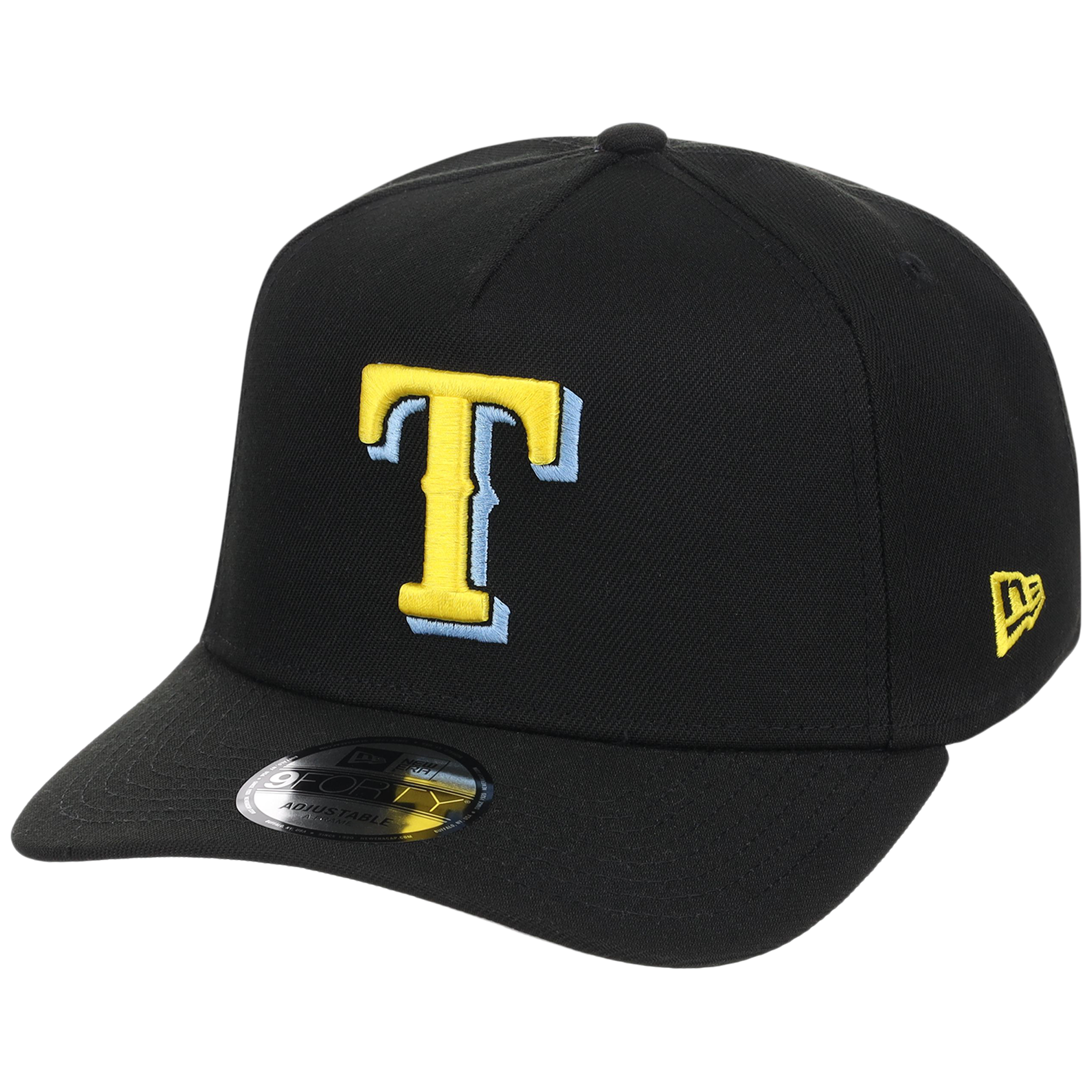 Texas Rangers MLB Simpsons Localized New Era 9FORTY - Cowboy - Black/Black