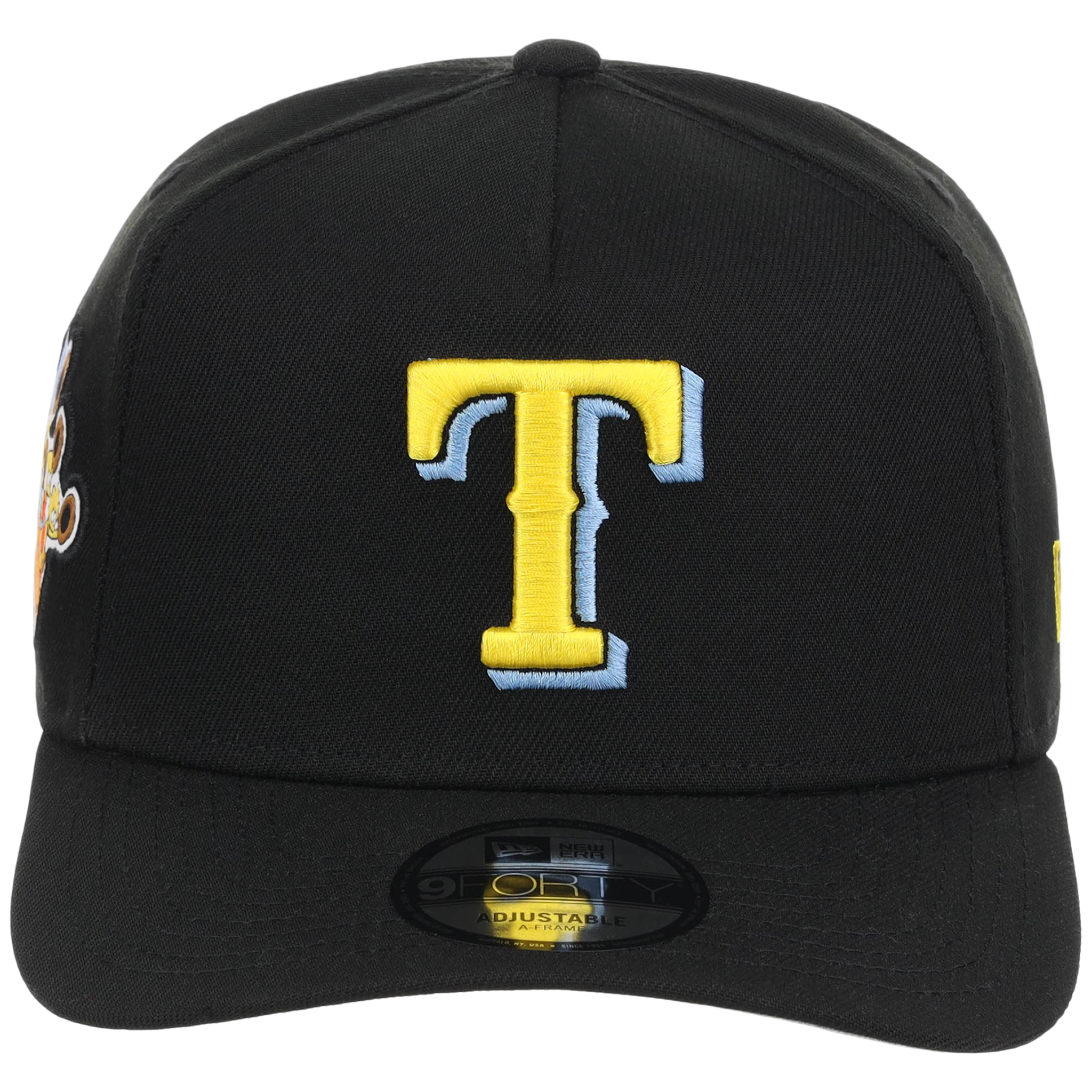 Texas Rangers MLB Simpsons Localized New Era 9FORTY - Cowboy - Black/Black