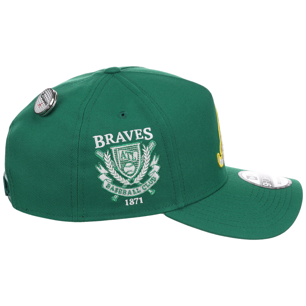 Atlanta Braves MLB Augusta Bloom New Era 9FORTY w/ Golf Pin