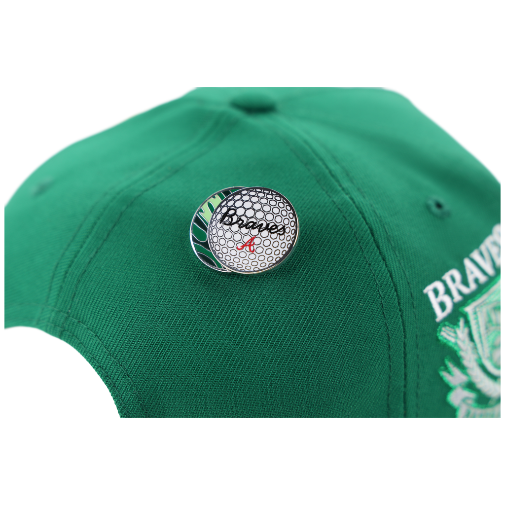 Atlanta Braves MLB Augusta Bloom New Era 9FORTY w/ Golf Pin