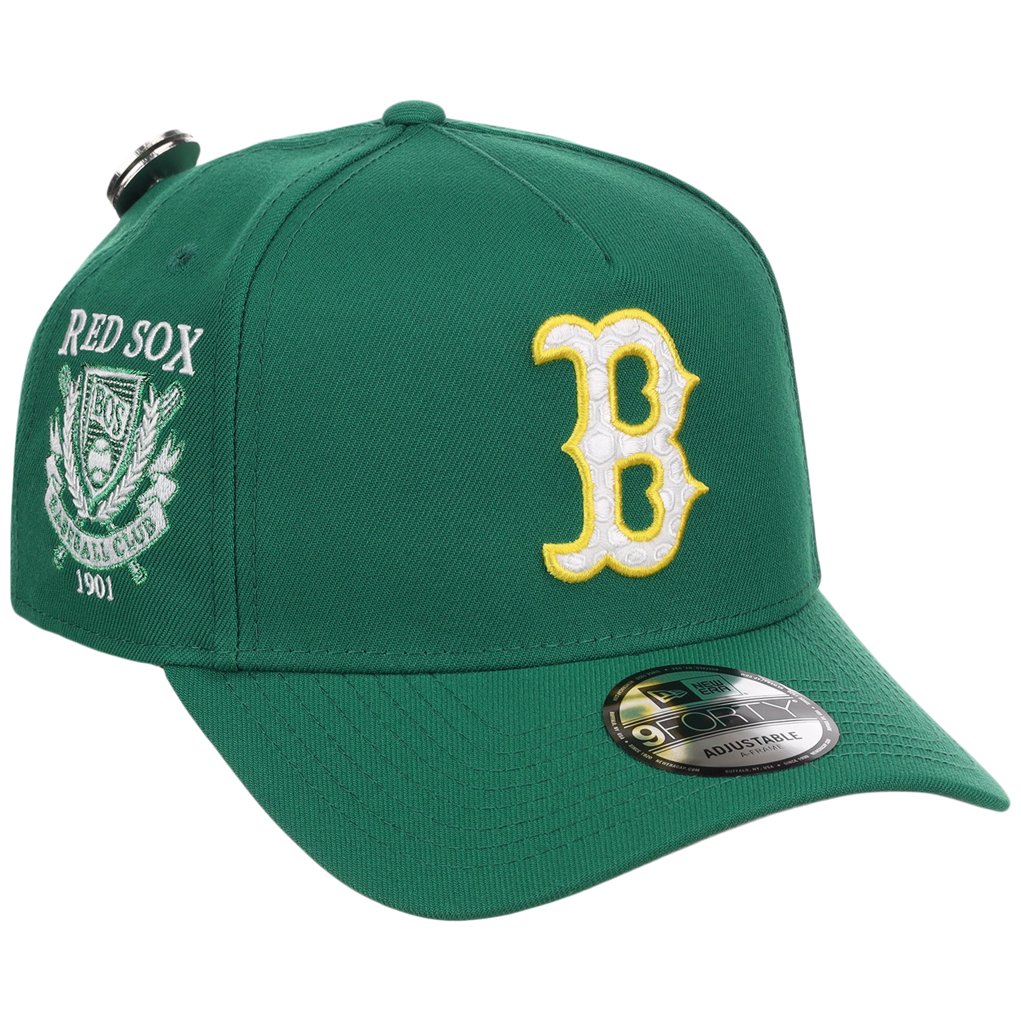 Boston Red Sox MLB Augusta Bloom New Era 9FORTY w/ Golf Pin