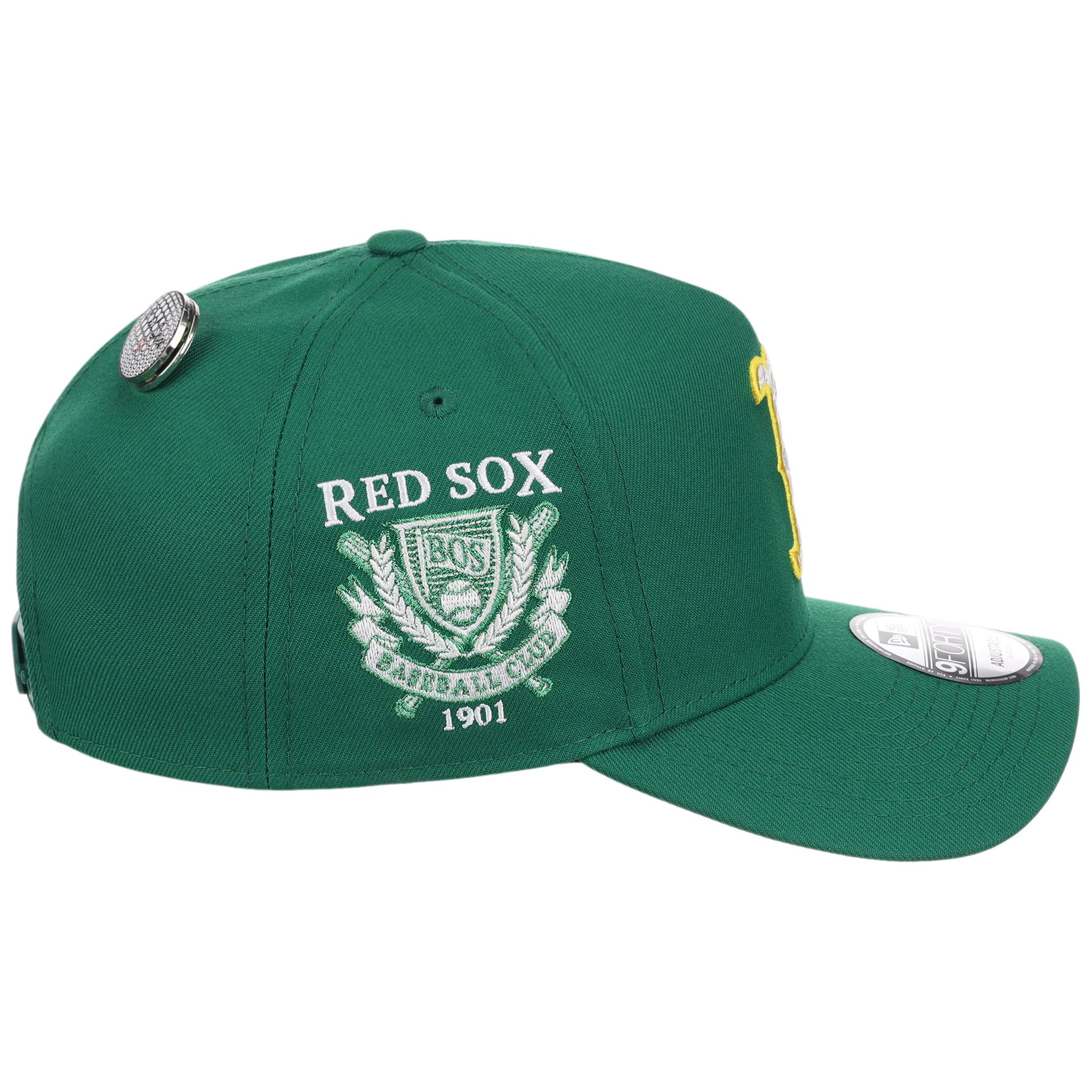 Boston Red Sox MLB Augusta Bloom New Era 9FORTY w/ Golf Pin