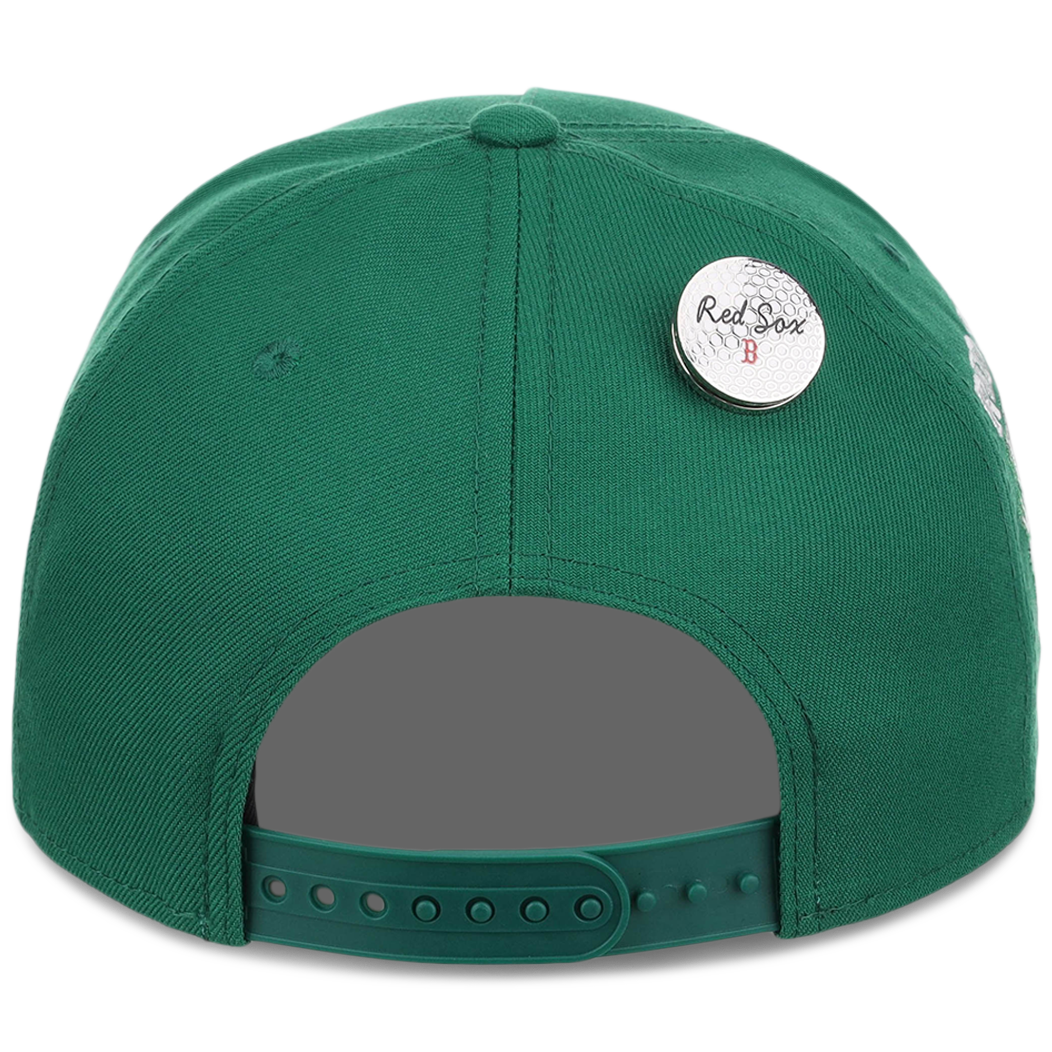 Boston Red Sox MLB Augusta Bloom New Era 9FORTY w/ Golf Pin