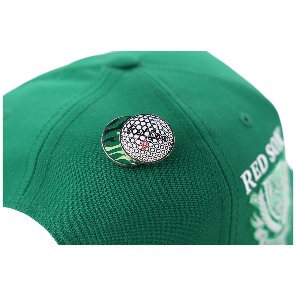 Boston Red Sox MLB Augusta Bloom New Era 9FORTY w/ Golf Pin