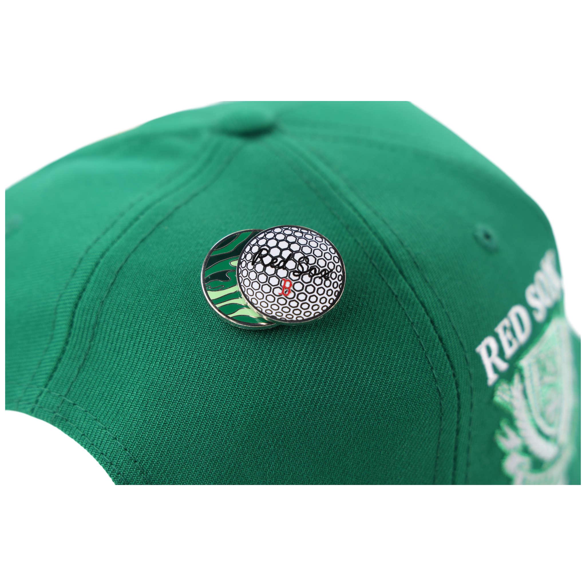 Boston Red Sox MLB Augusta Bloom New Era 9FORTY w/ Golf Pin