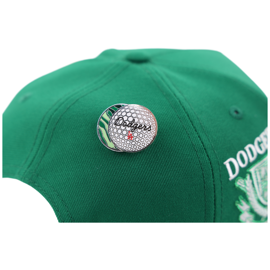 Los Angeles Dodgers MLB Augusta Bloom New Era 9FORTY w/ Golf Pin