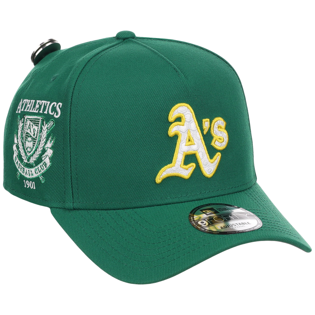 Oakland Athletics MLB Augusta Bloom New Era 9FORTY w/ Golf Pin