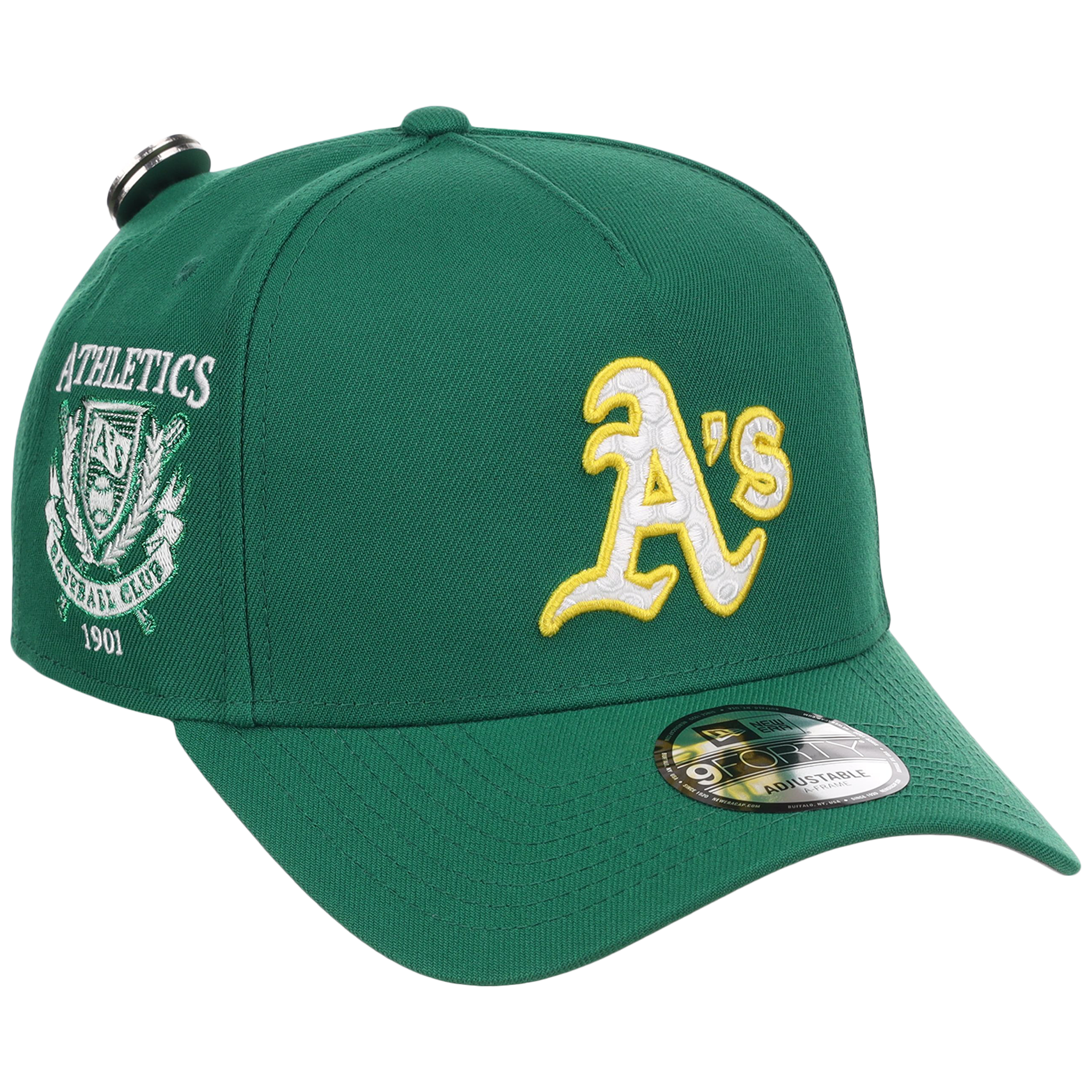 Oakland Athletics MLB Augusta Bloom New Era 9FORTY w/ Golf Pin