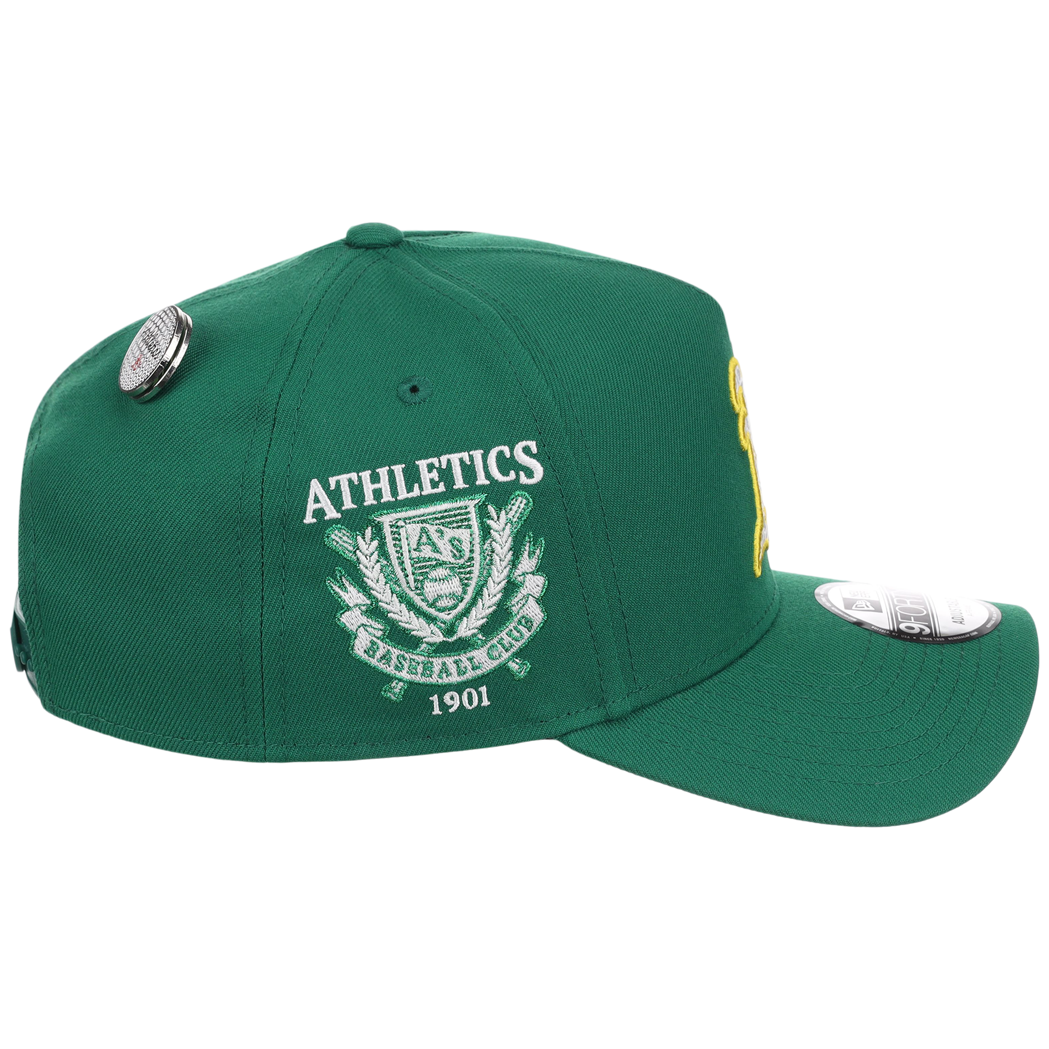 Oakland Athletics MLB Augusta Bloom New Era 9FORTY w/ Golf Pin