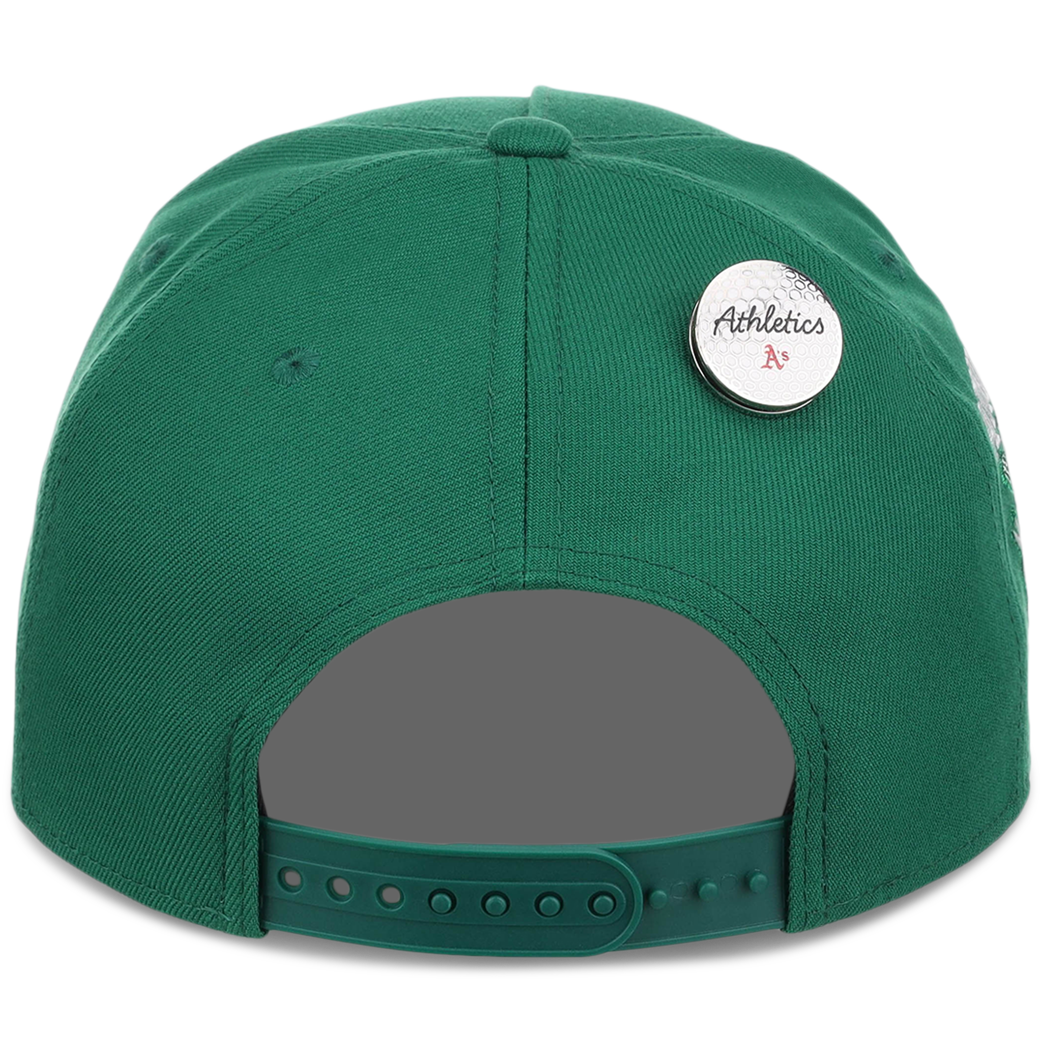 Oakland Athletics MLB Augusta Bloom New Era 9FORTY w/ Golf Pin
