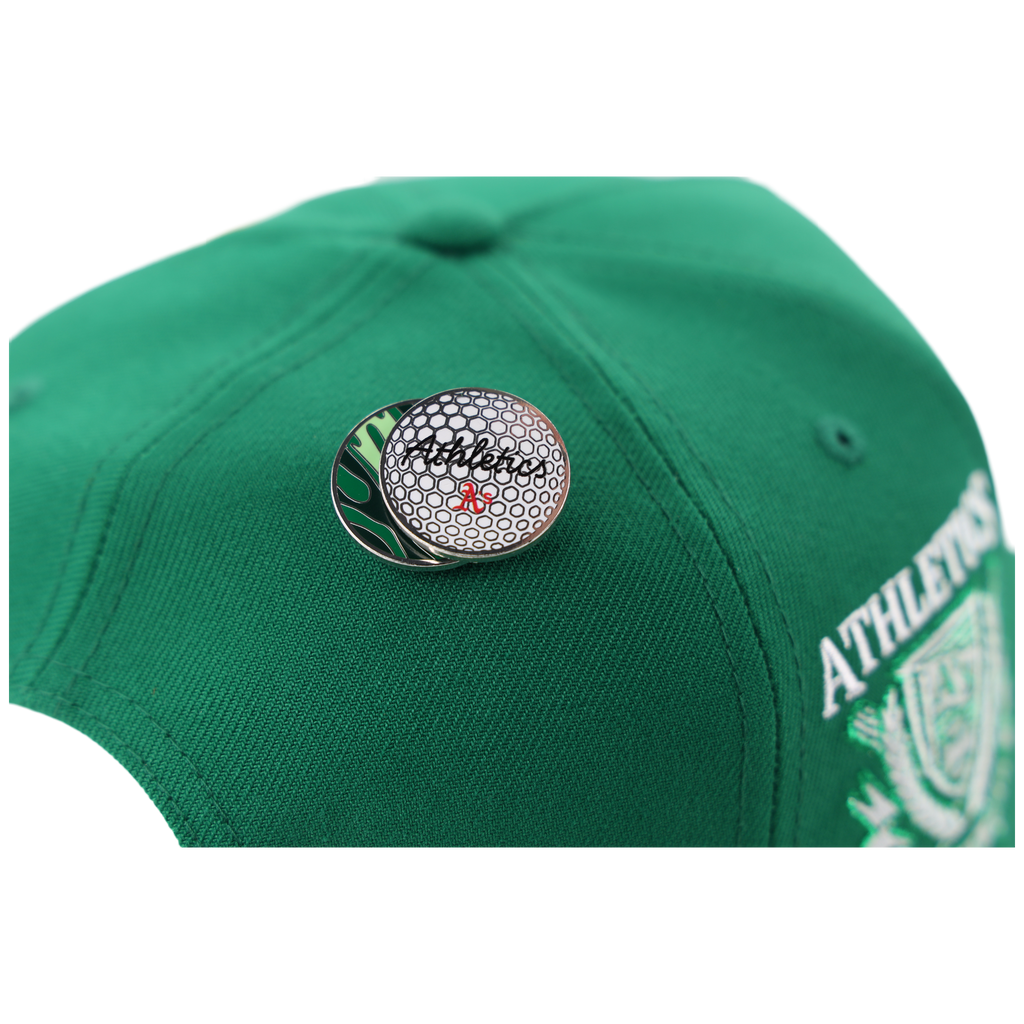 Oakland Athletics MLB Augusta Bloom New Era 9FORTY w/ Golf Pin