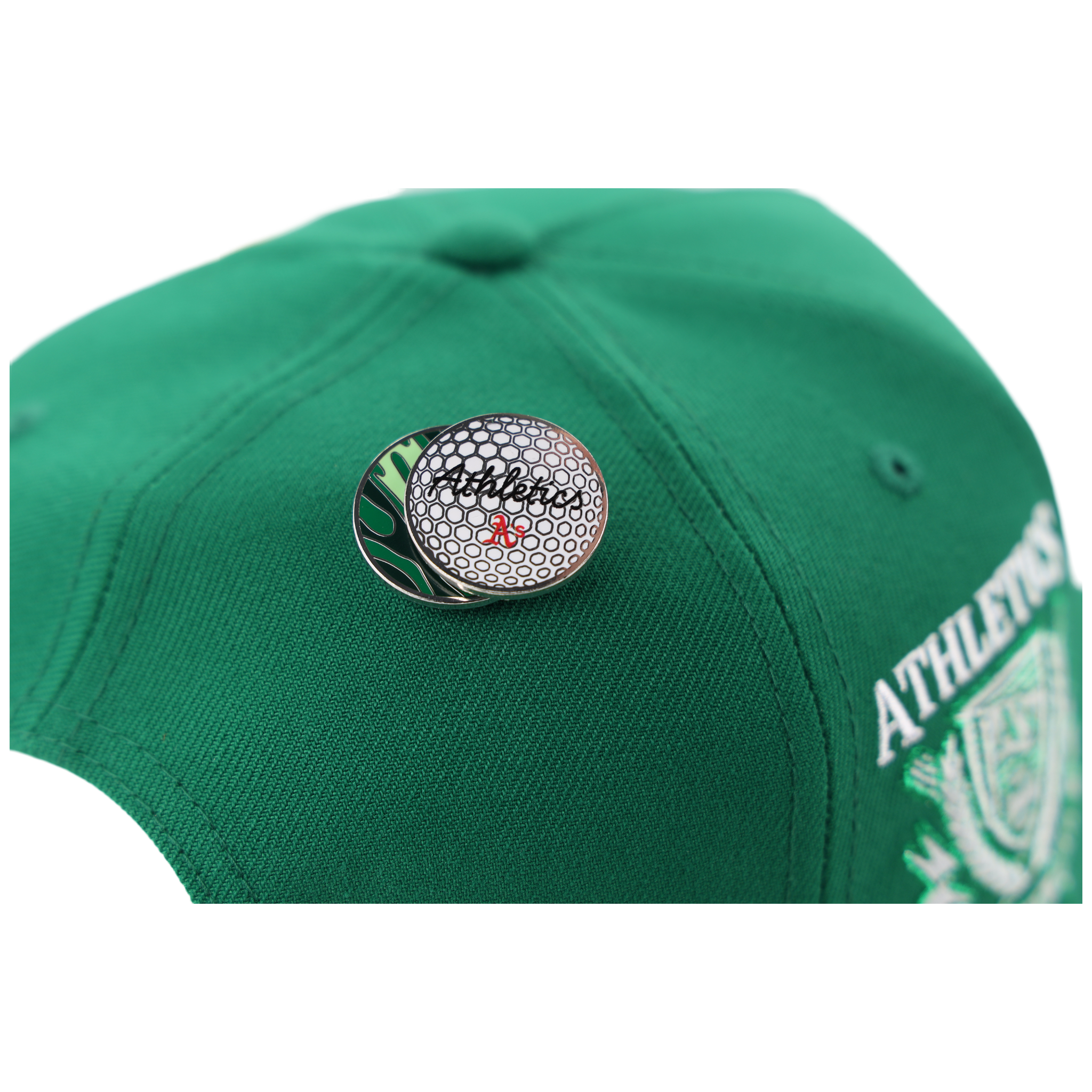 Oakland Athletics MLB Augusta Bloom New Era 9FORTY w/ Golf Pin