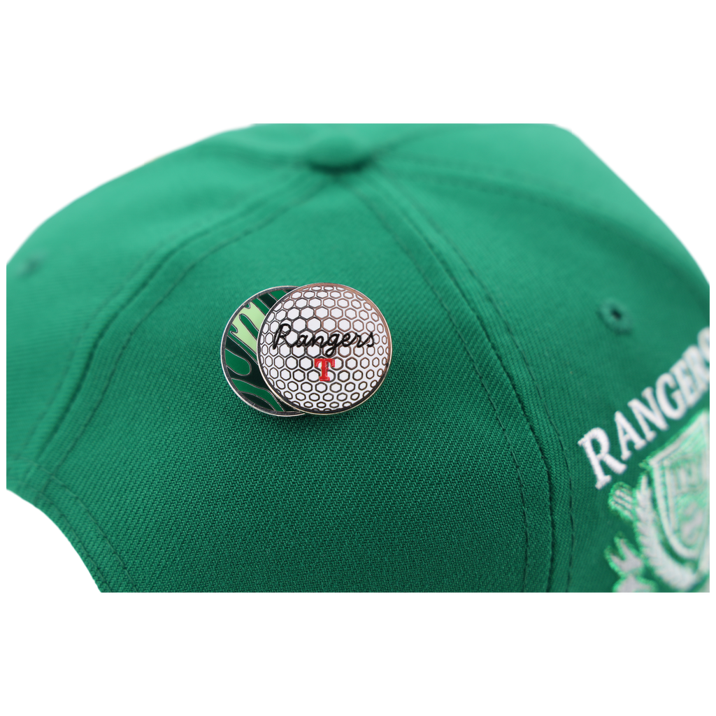Texas Rangers MLB Augusta Bloom New Era 9FORTY w/ Golf Pin