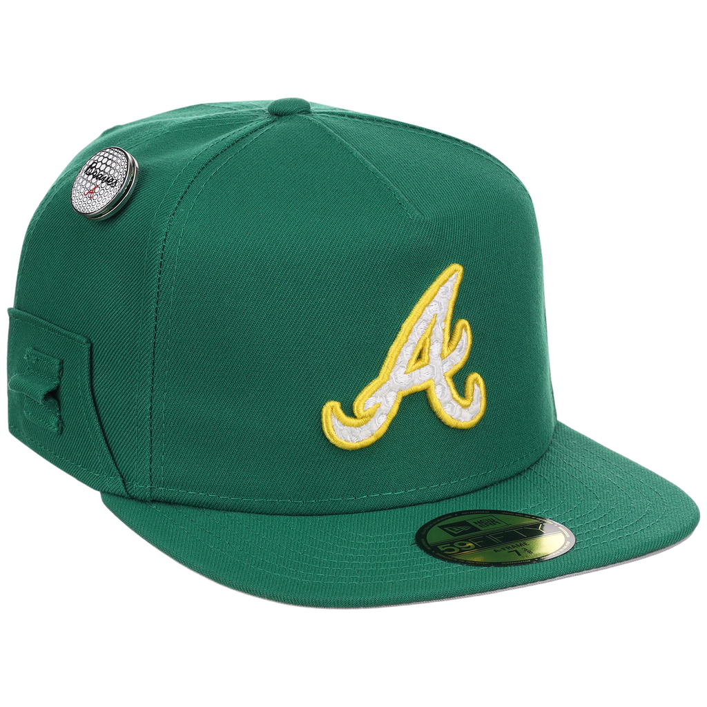 Atlanta Braves MLB Augusta Bloom New Era 59FIFTY w/ Golf Pin