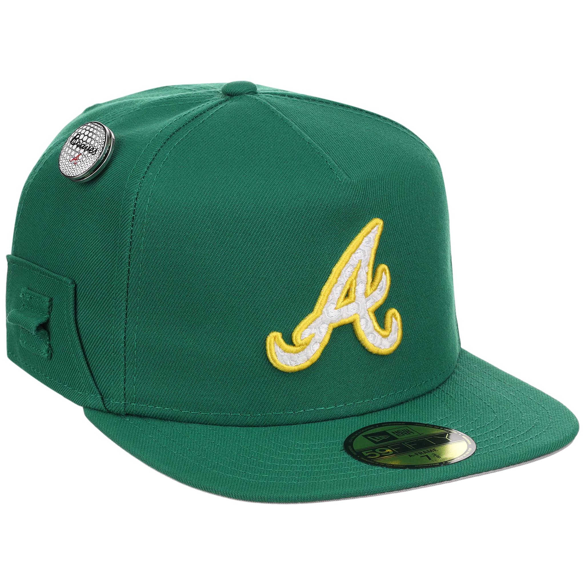 Atlanta Braves MLB Augusta Bloom New Era 59FIFTY w/ Golf Pin