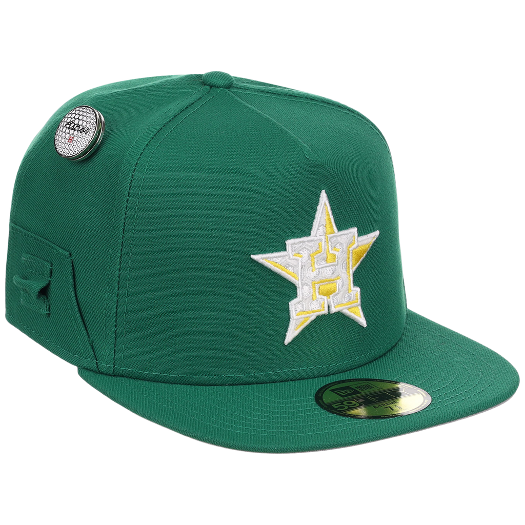 Houston Astros MLB Augusta Bloom New Era 59FIFTY w/ Golf Pin