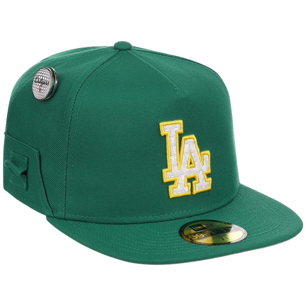 Los Angeles Dodgers MLB Augusta Bloom New Era 59FIFTY w/ Golf Pin