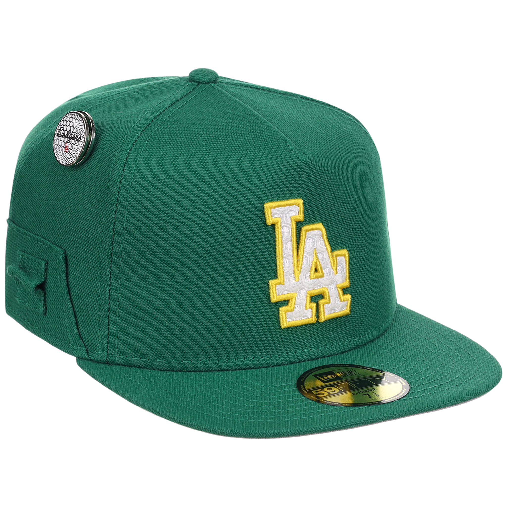 Los Angeles Dodgers MLB Augusta Bloom New Era 59FIFTY w/ Golf Pin