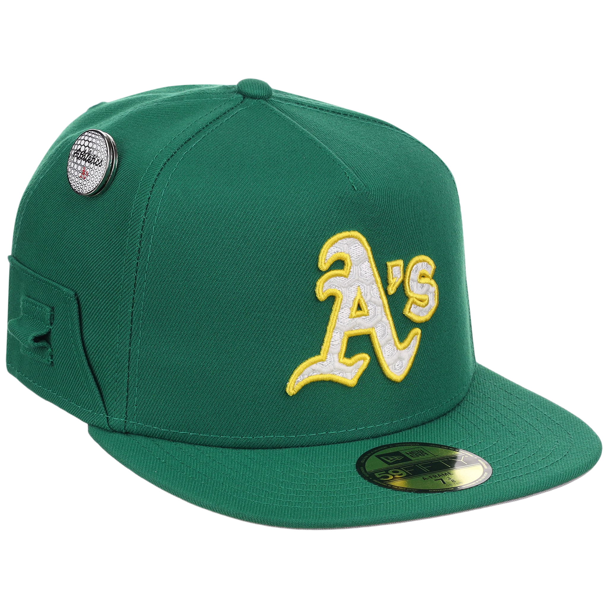 Oakland Athletics MLB Augusta Bloom New Era 59FIFTY w/ Golf Pin