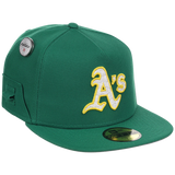 Oakland Athletics MLB Augusta Bloom New Era 59FIFTY w/ Golf Pin