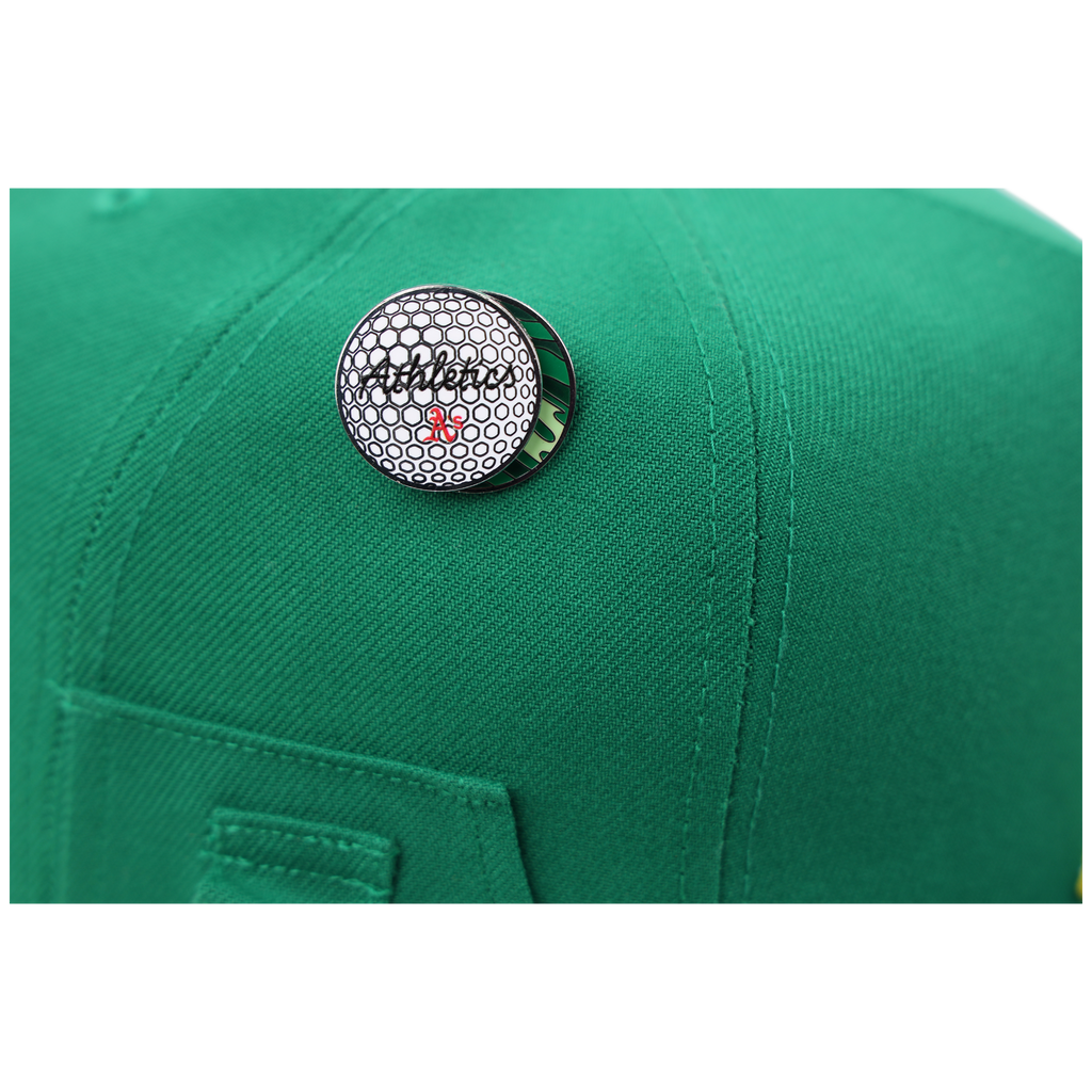 Oakland Athletics MLB Augusta Bloom New Era 59FIFTY w/ Golf Pin