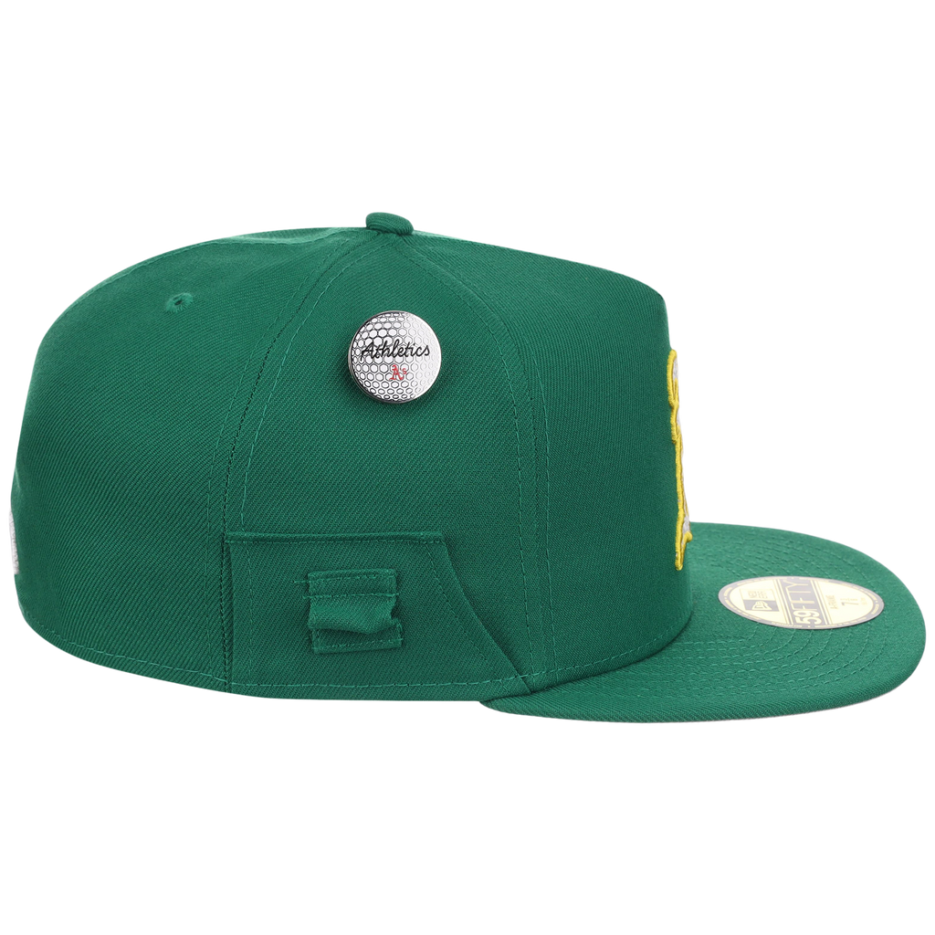 Oakland Athletics MLB Augusta Bloom New Era 59FIFTY w/ Golf Pin