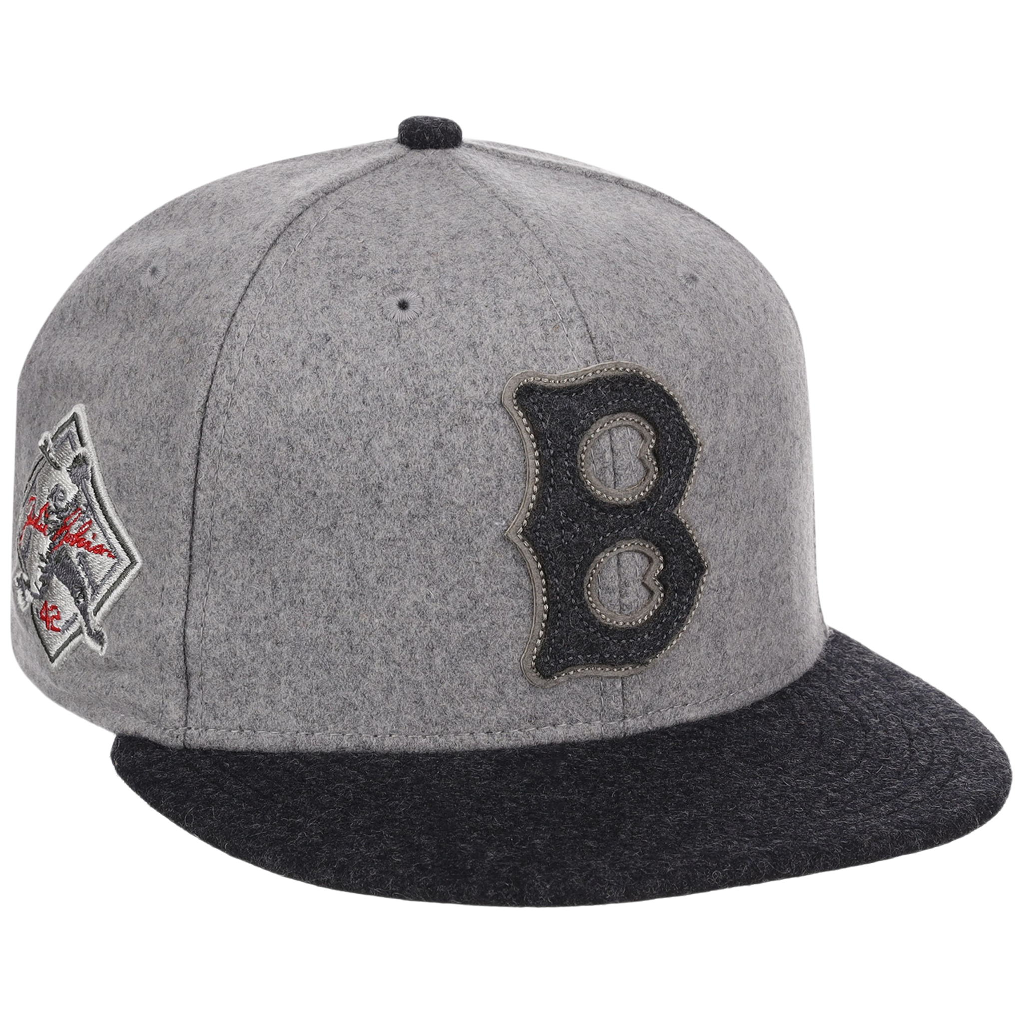 Brooklyn Dodgers 42 Legacy Pack New Era 59FIFTY - Gray/Graphite