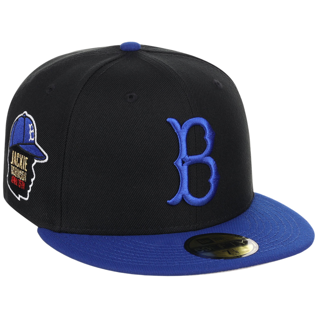 Brooklyn Dodgers 42 Legacy Pack New Era 59FIFTY - Black/Royal