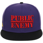 The "Rebel Radio" Public Enemy Collection - 'Fear of a Black Planet' - Purple/Black Fitted