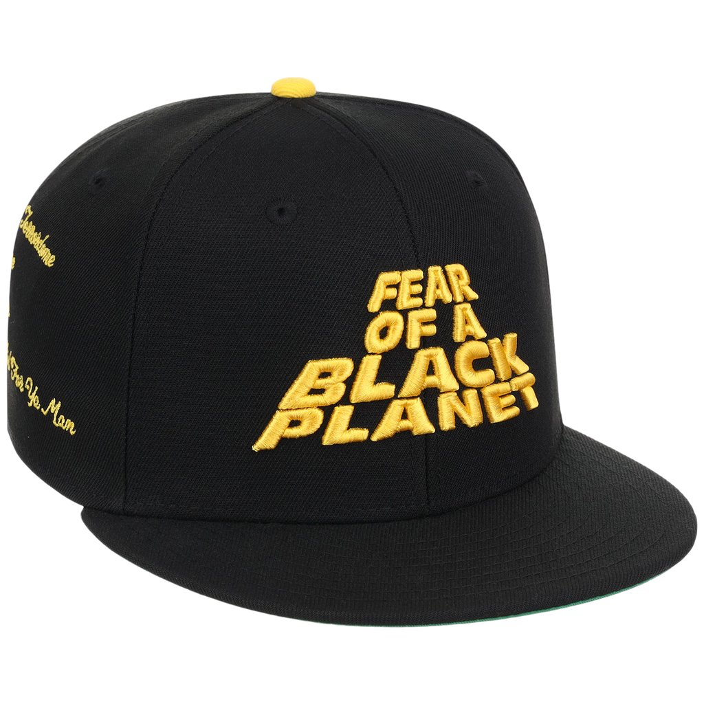 The "Rebel Radio" Public Enemy Collection - 'Fear of a Black Planet' - Black/Yellow Fitted