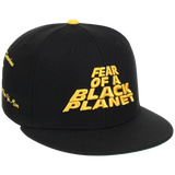 The "Rebel Radio" Public Enemy Collection - 'Fear of a Black Planet' - Black/Yellow Fitted