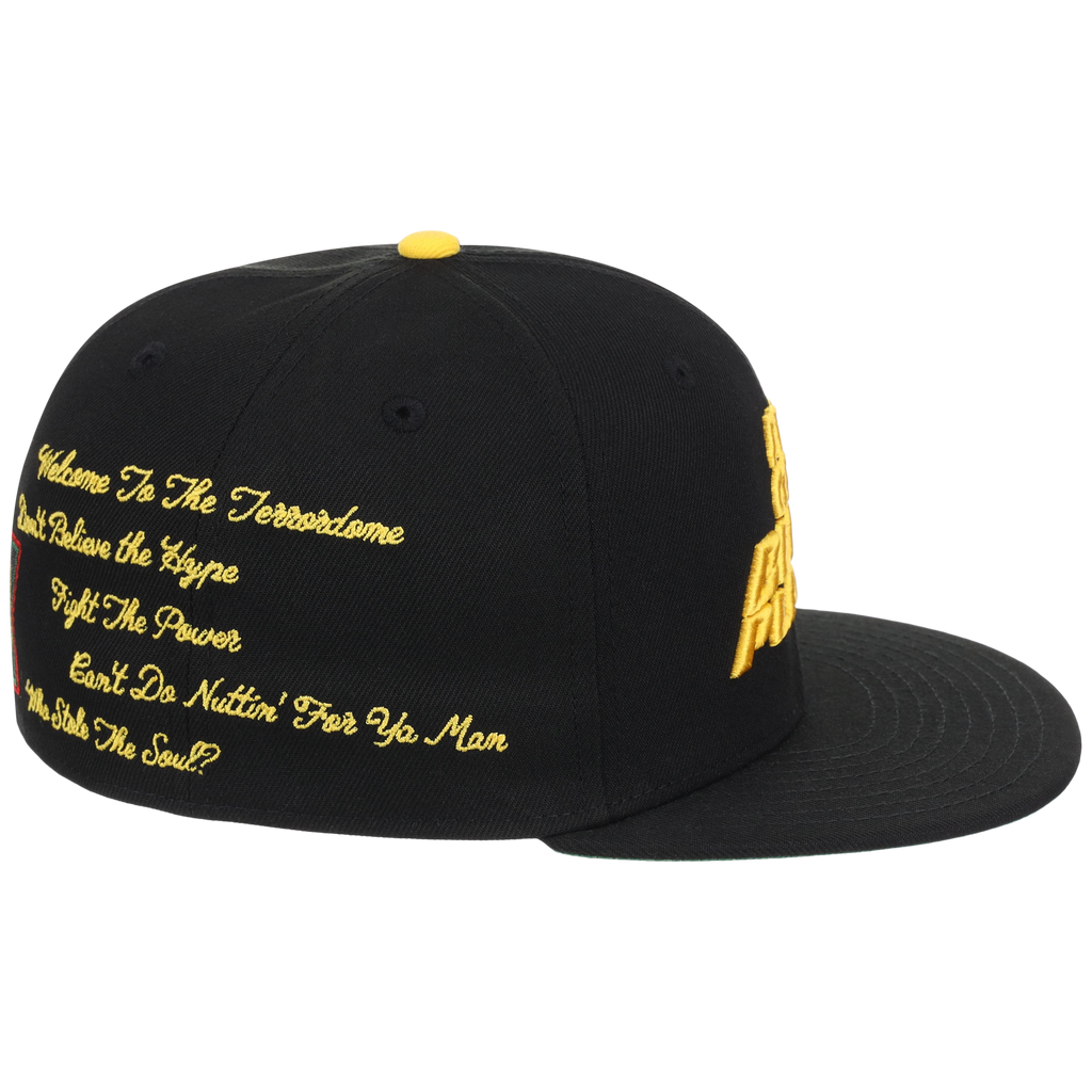 The "Rebel Radio" Public Enemy Collection - 'Fear of a Black Planet' - Black/Yellow Fitted